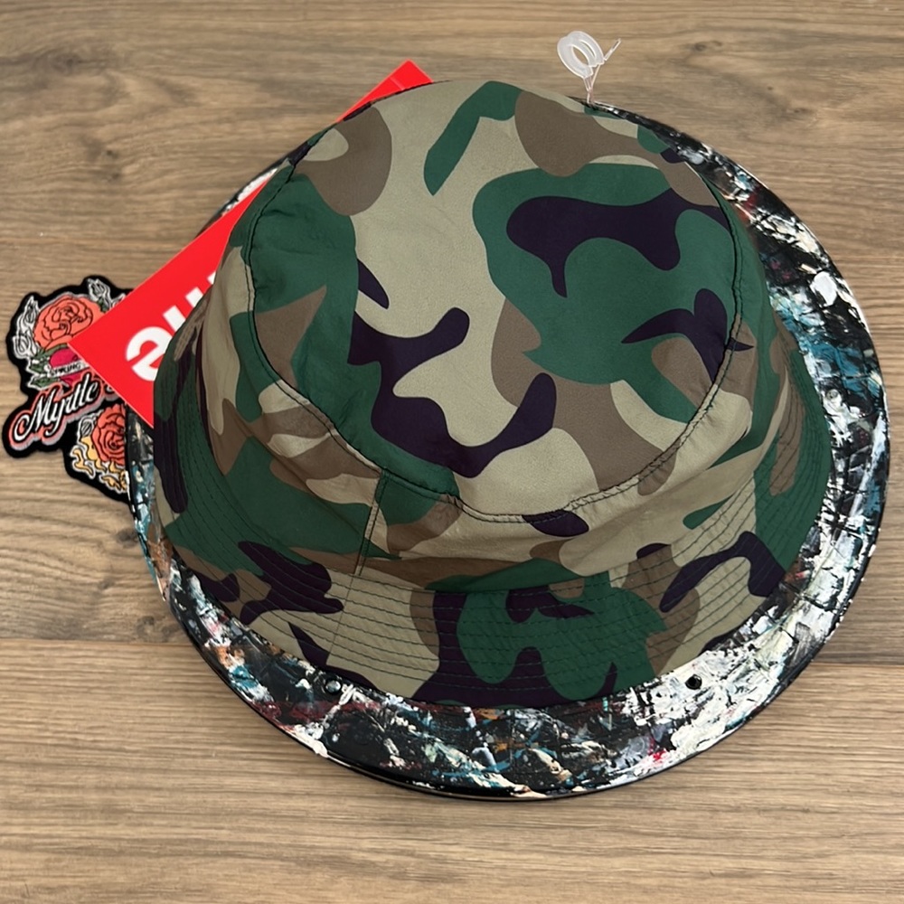 🟢HURLEY BUCKET HAT  | Green Camo | Awesome Hat | super cool find - Picture 9 of 16